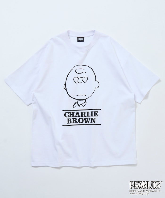 PEANUTS  x FREAK’S STORE / Heart Eye 圖案 短袖T恤