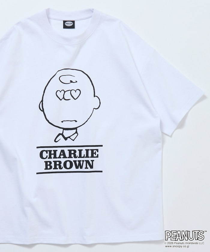 PEANUTS  x FREAK’S STORE / Heart Eye 圖案 短袖T恤