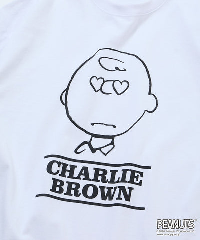 PEANUTS  x FREAK’S STORE / Heart Eye 圖案 短袖T恤