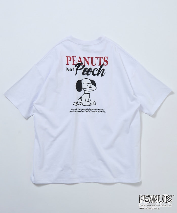 PEANUTS x FREAK’S STORE / POOCH 圖案 短袖T恤