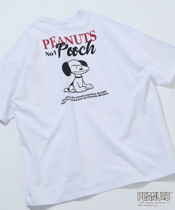 PEANUTS x FREAK’S STORE / POOCH 圖案 短袖T恤