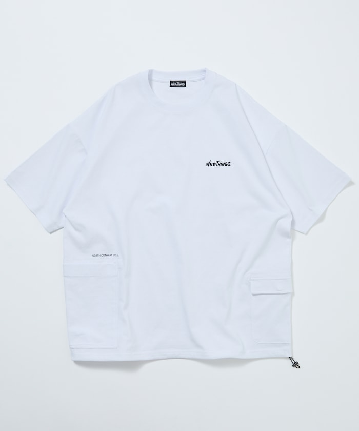 WILD THINGS × FREAK'S STORE / 側口袋 短袖T恤