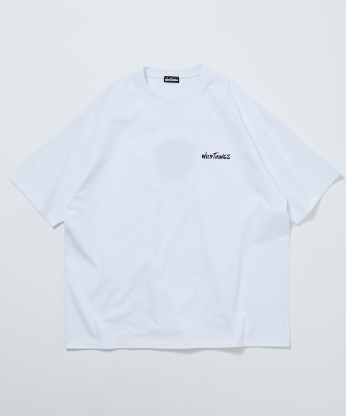 WILD THINGS × FREAK'S STORE / 虎紋刺繡 短袖T恤