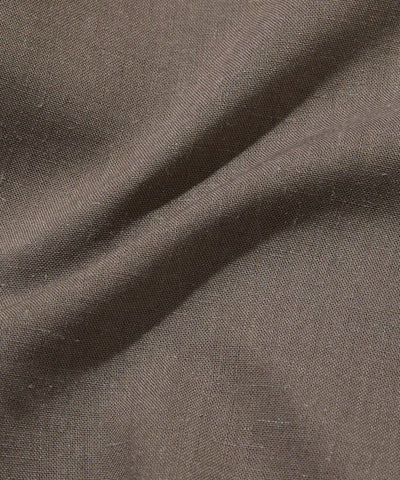 FREAK'S STORE / 亞麻混紡 半開襟 立領襯衫