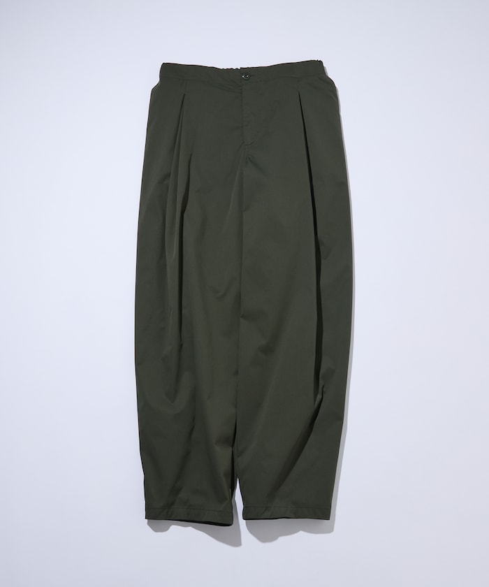 FREAK'S STORE / 雙褶斜紋布長褲