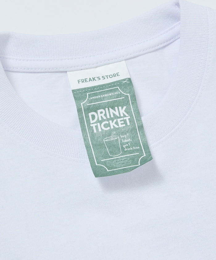 LANDER SANDWICHES × FREAK'S STORE / 背面印花 短袖T恤