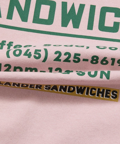 LANDER SANDWICHES × FREAK'S STORE / 背面印花 短袖T恤