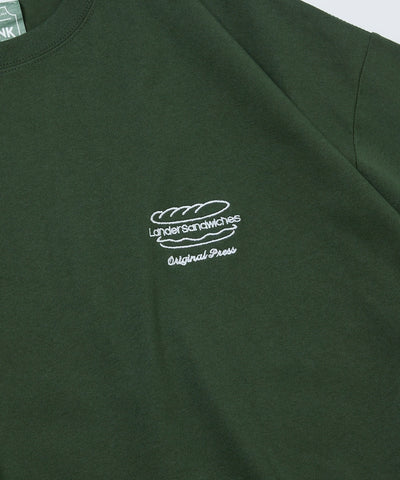 LANDER SANDWICHES × FREAK'S STORE / 背面印花 短袖T恤
