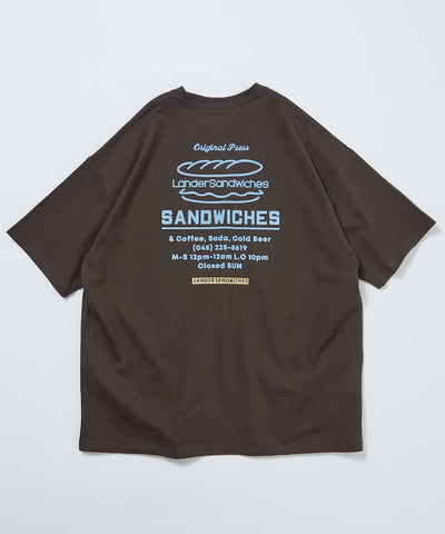 LANDER SANDWICHES × FREAK'S STORE / 背面印花 短袖T恤