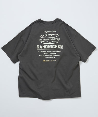LANDER SANDWICHES × FREAK'S STORE / 背面印花 短袖T恤