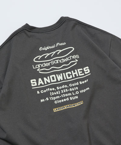 LANDER SANDWICHES × FREAK'S STORE / 背面印花 短袖T恤