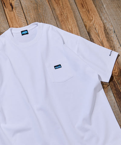 KAVU × FREAK'S STORE / 刺繡口袋短袖T恤