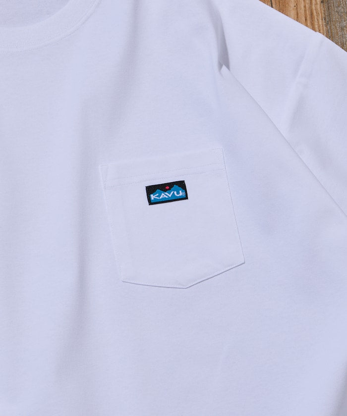 KAVU × FREAK'S STORE / 刺繡口袋短袖T恤