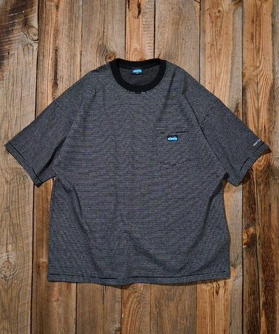 KAVU × FREAK'S STORE / 刺繡口袋短袖T恤