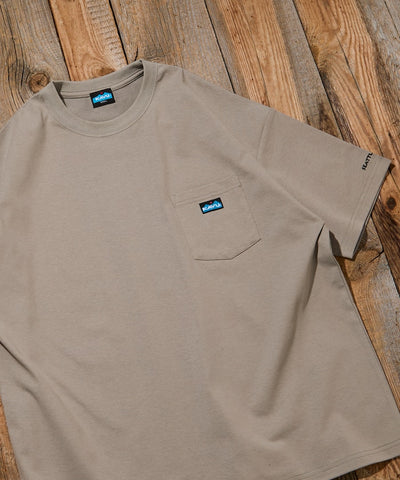 KAVU × FREAK'S STORE / 刺繡口袋短袖T恤