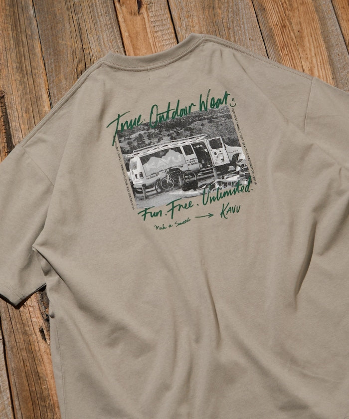 KAVU  × FREAK'S STORE / 車款照片 短袖T恤