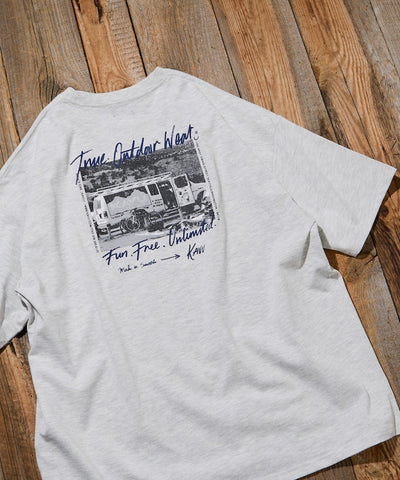 KAVU  × FREAK'S STORE / 車款照片 短袖T恤