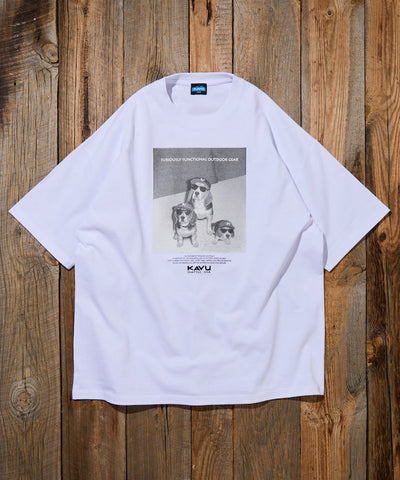 KAVU  × FREAK'S STORE / 狗狗攝影印花 短袖T恤