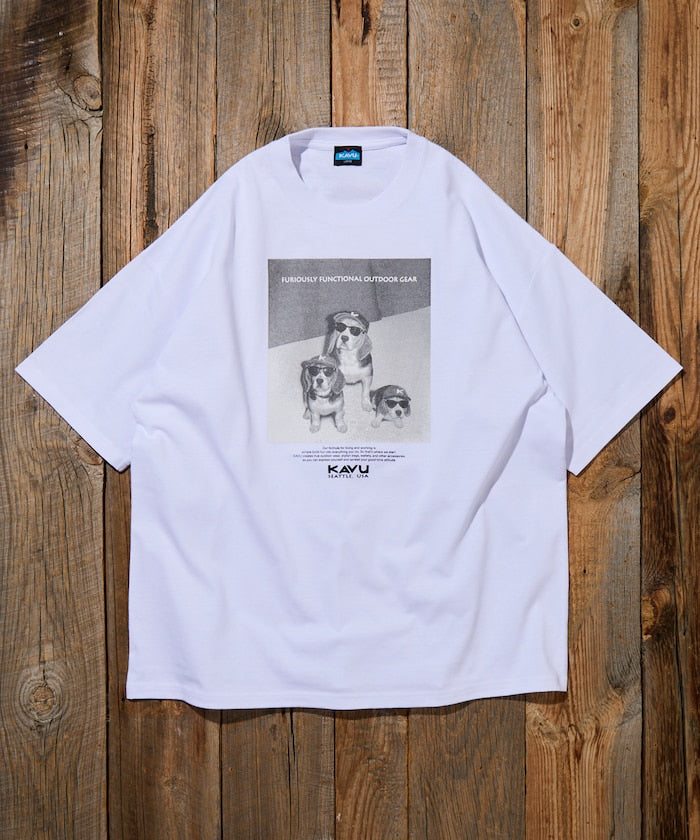 KAVU  × FREAK'S STORE / 狗狗攝影印花 短袖T恤