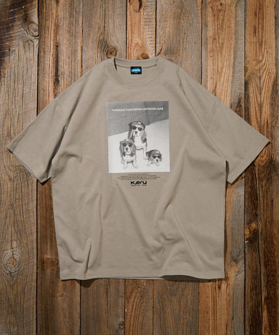 KAVU  × FREAK'S STORE / 狗狗攝影印花 短袖T恤