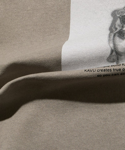 KAVU  × FREAK'S STORE / 狗狗攝影印花 短袖T恤
