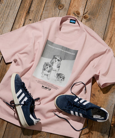 KAVU  × FREAK'S STORE / 狗狗攝影印花 短袖T恤