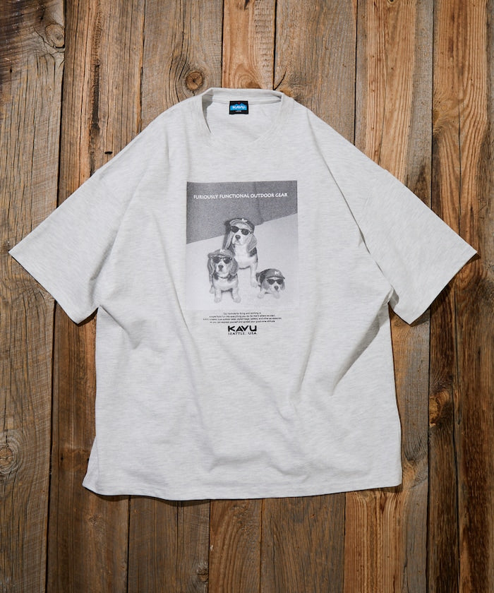 KAVU  × FREAK'S STORE / 狗狗攝影印花 短袖T恤