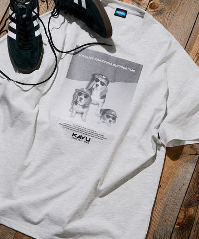 KAVU  × FREAK'S STORE / 狗狗攝影印花 短袖T恤