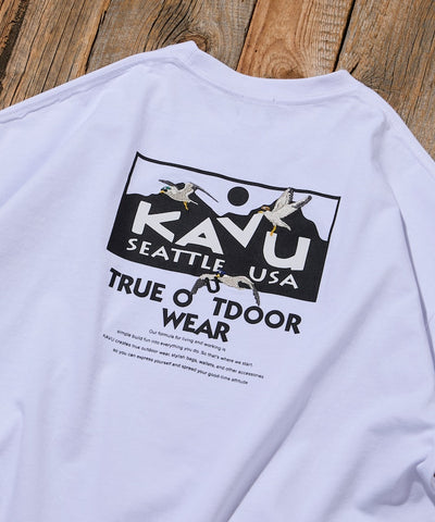KAVU  × FREAK'S STORE / 鳥類圖像 短袖T恤