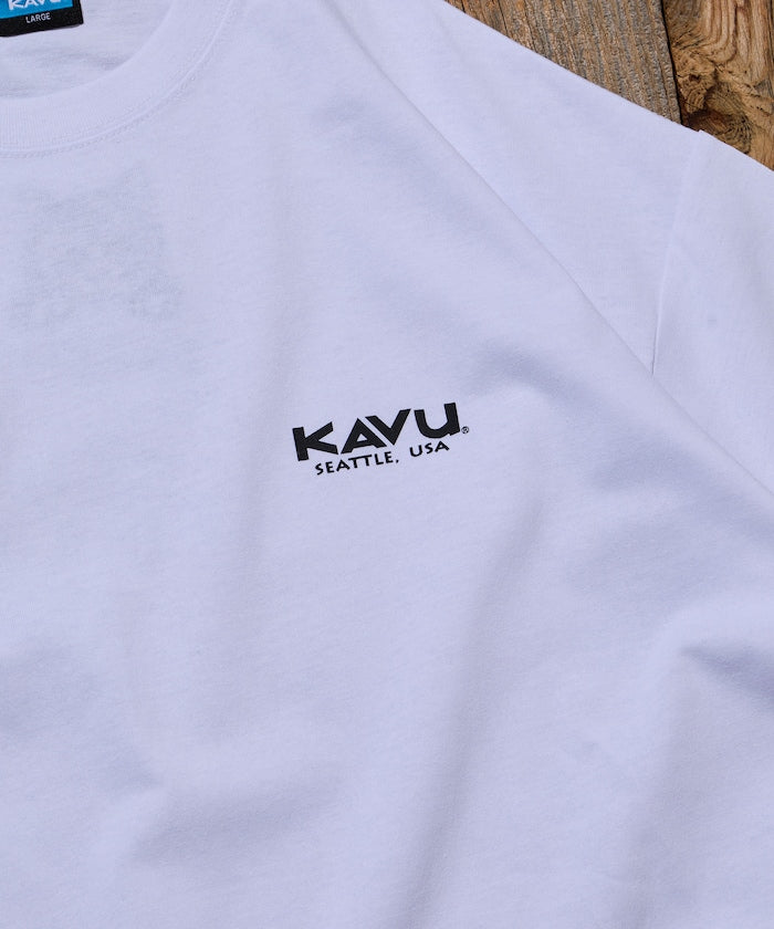 KAVU  × FREAK'S STORE / 漢堡貓刺繡 短袖T恤