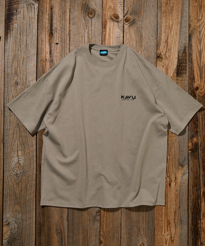 KAVU  × FREAK'S STORE / 漢堡貓刺繡 短袖T恤