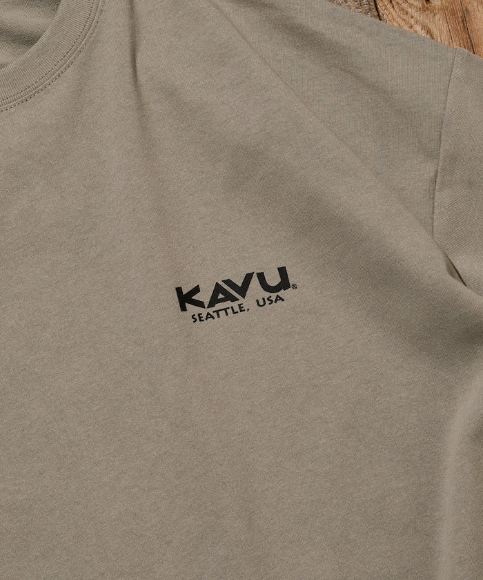 KAVU  × FREAK'S STORE / 漢堡貓刺繡 短袖T恤