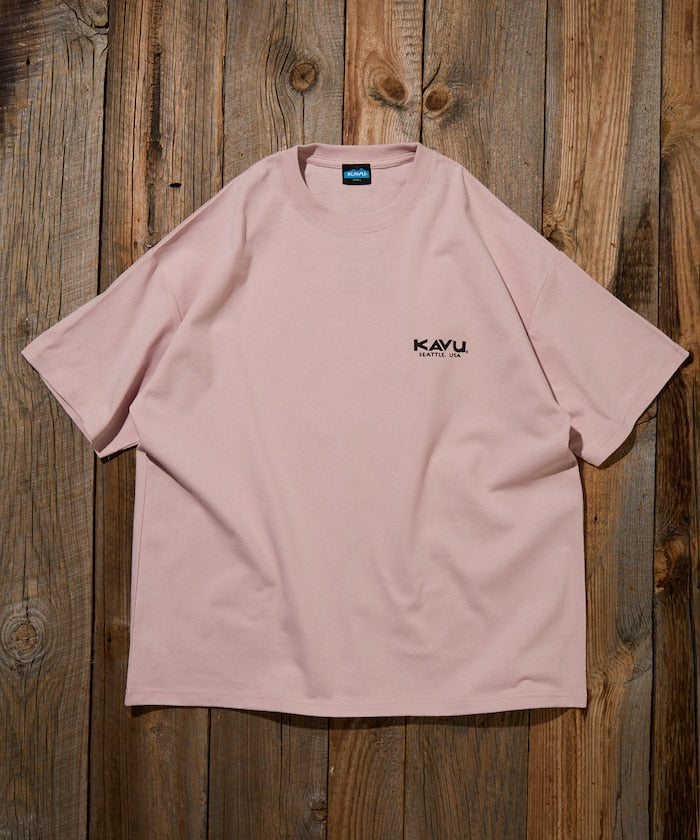 KAVU  × FREAK'S STORE / 漢堡貓刺繡 短袖T恤
