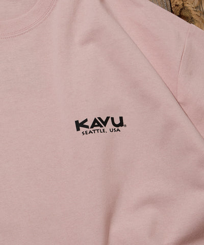 KAVU  × FREAK'S STORE / 漢堡貓刺繡 短袖T恤