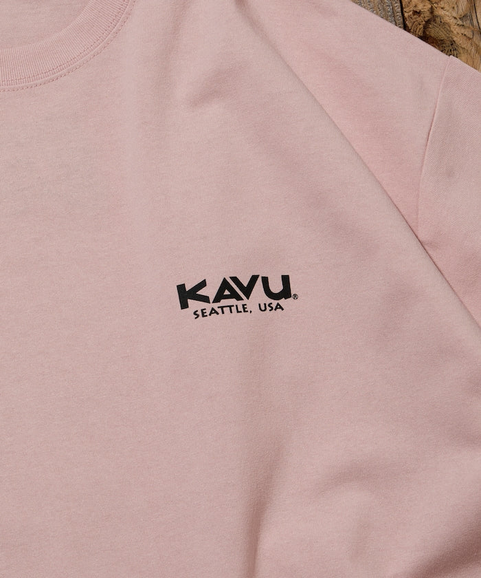 KAVU  × FREAK'S STORE / 漢堡貓刺繡 短袖T恤