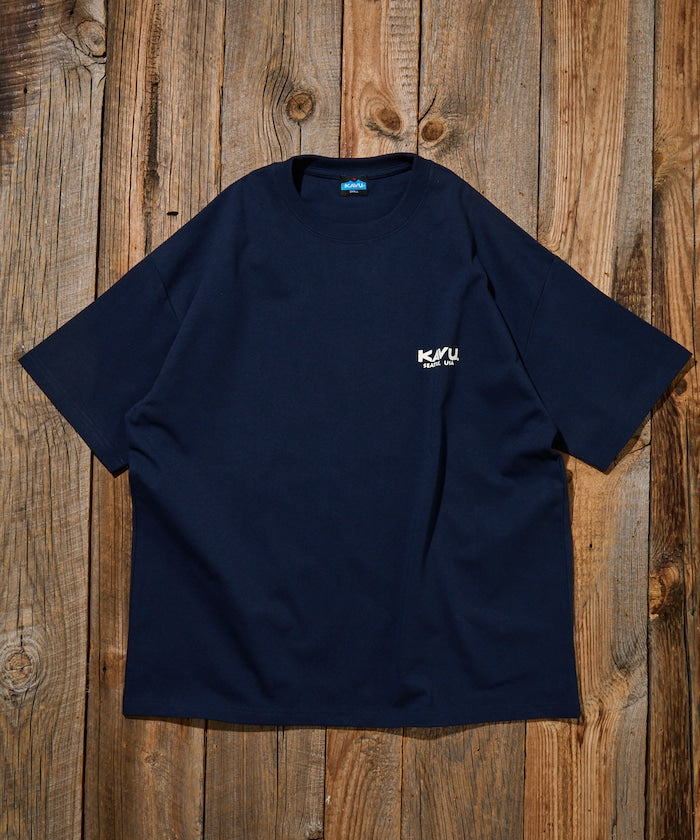 KAVU  × FREAK'S STORE / 漢堡貓刺繡 短袖T恤