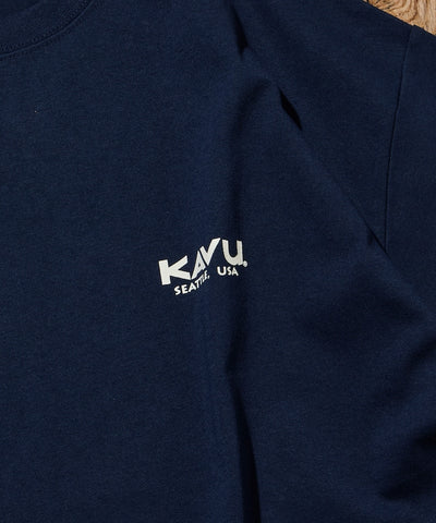 KAVU  × FREAK'S STORE / 漢堡貓刺繡 短袖T恤