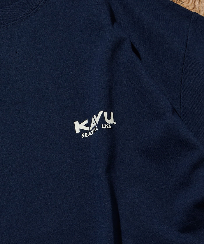 KAVU  × FREAK'S STORE / 漢堡貓刺繡 短袖T恤