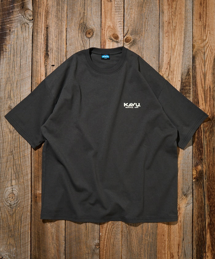 KAVU  × FREAK'S STORE / 漢堡貓刺繡 短袖T恤