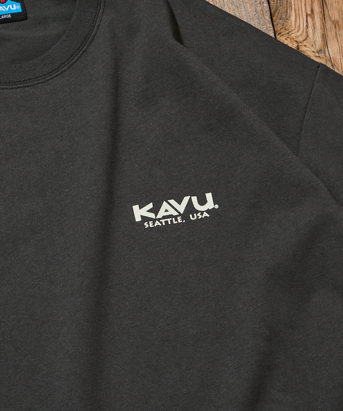 KAVU  × FREAK'S STORE / 漢堡貓刺繡 短袖T恤