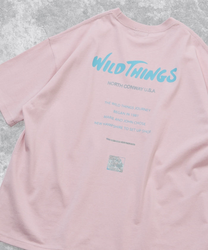 WILD THINGS × FREAK'S STORE / 背面反光 短袖T恤
