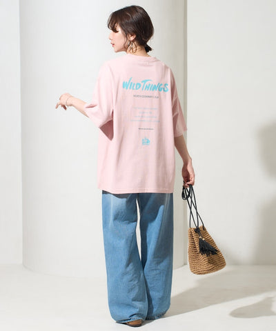 WILD THINGS × FREAK'S STORE / 背面反光 短袖T恤