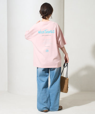 WILD THINGS × FREAK'S STORE / 背面反光 短袖T恤