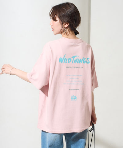 WILD THINGS × FREAK'S STORE / 背面反光 短袖T恤