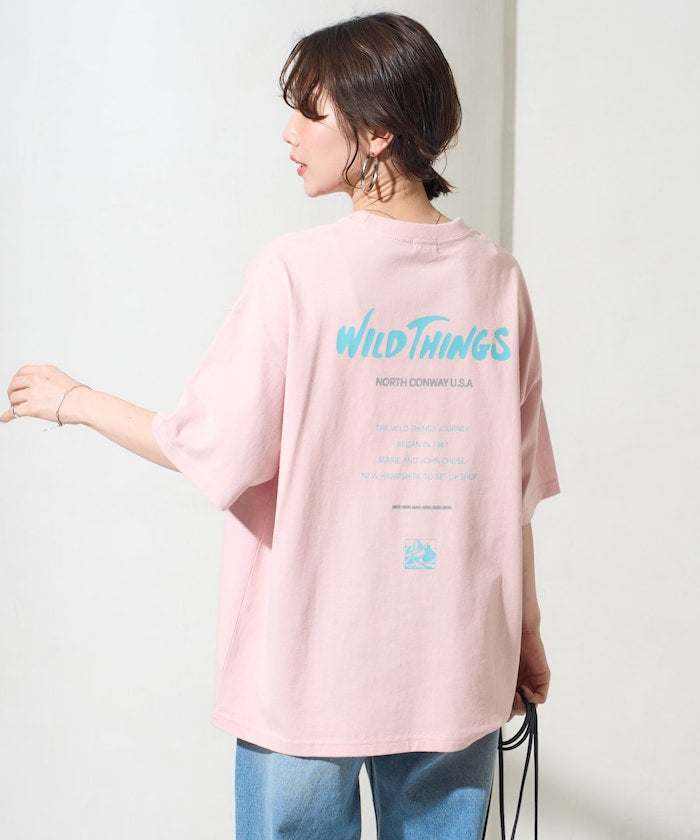 WILD THINGS × FREAK'S STORE / 背面反光 短袖T恤