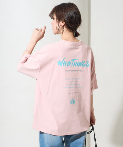 WILD THINGS × FREAK'S STORE / 背面反光 短袖T恤