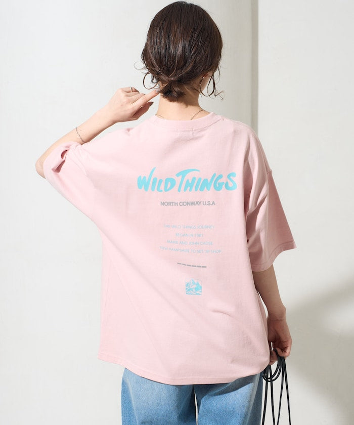 WILD THINGS × FREAK'S STORE / 背面反光 短袖T恤