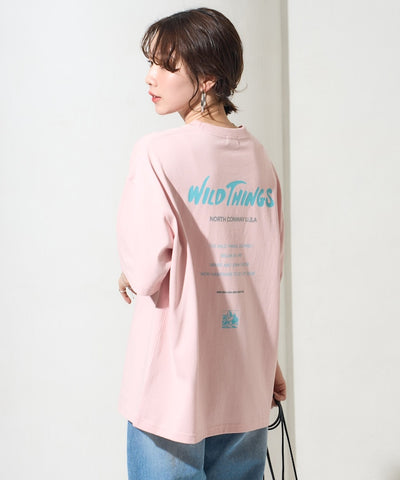 WILD THINGS × FREAK'S STORE / 背面反光 短袖T恤