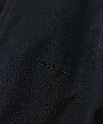 NAUTICA JP / 迷彩抽繩軍事短款外套