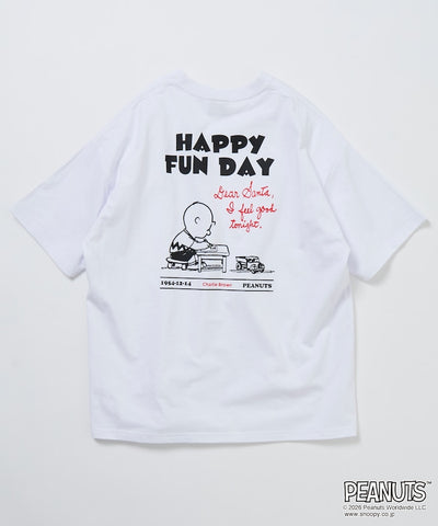 PEANUTS x FREAK’S STORE / HAPPY FUN DAY 圖案 短袖T恤